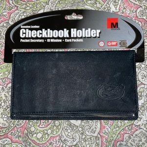 BNWT Mundi leather checkbook with Fl Gators 🐊